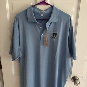 Peter Millar XL Striped Golf Shirt - Royal Troon Golf Club
